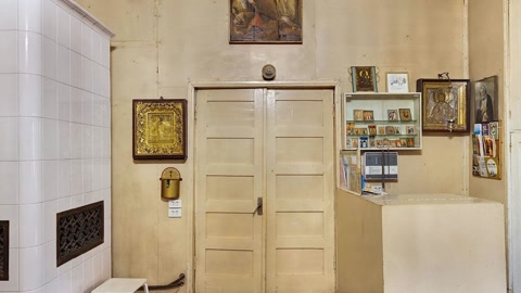 Orthodox chapel interior with icons — Stillmotion