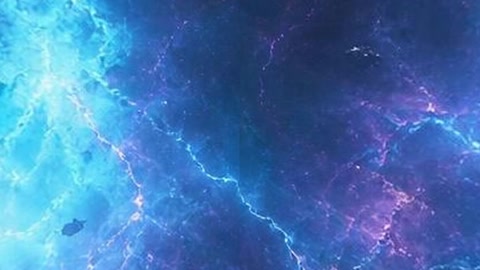 Cosmic Lightning Storm in a Nebula 360 illustration — Stillmotion