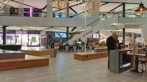 Indoor dining and retail arcade — Stillmotion