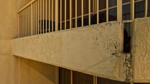 Coastal city skyline with high-rise architecture — Stillmotion