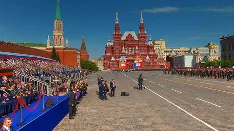 Crowd at ceremonial parade — Stillmotion