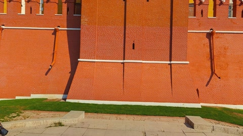 Campus courtyard with historic walls — Stillmotion