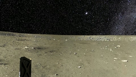 Night outer space lunar surface — Stillmotion