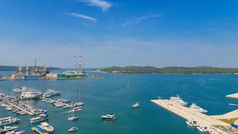 Historic harbor city and Roman amphitheater — Stillmotion