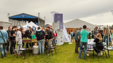 Outdoor beer garden event festival — Stillmotion