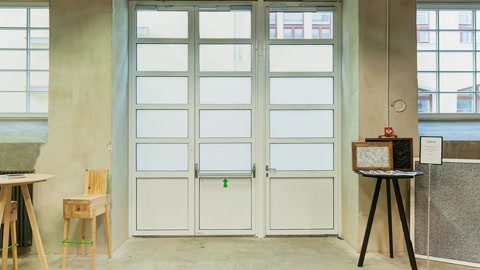 Industrial mezzanine with spiral stairs — Stillmotion