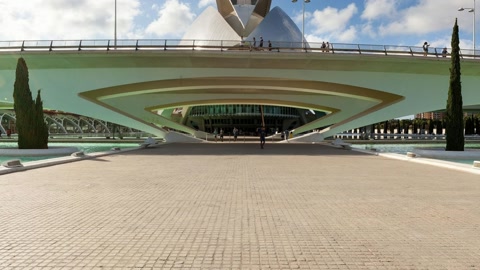 Outdoor museum complex with pool — Stillmotion