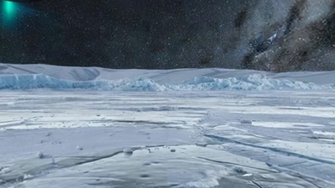Night crevasse ice plain — Stillmotion