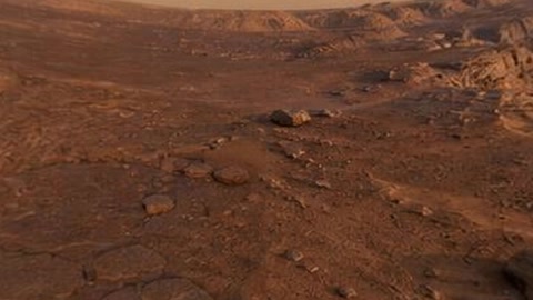 Rocky desert cliffs at sunset — Stillmotion
