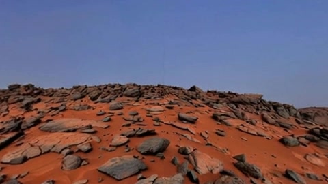 Rocky red desert landscape — Stillmotion