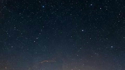 Abstract cosmic eye in starry sky — Stillmotion