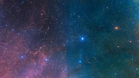 Fiery cosmic nebula clouds — Stillmotion