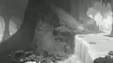 Ice shelf cave in fog — Stillmotion