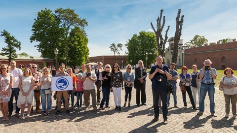 Campus group gathered outdoors — Stillmotion