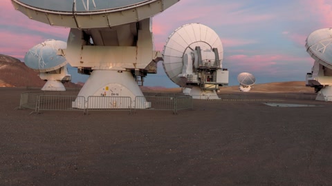 Dusky Light on the ALMA Antennas — Stillmotion