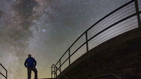 Milky Way at the Residencia (Equirectangular) — Stillmotion