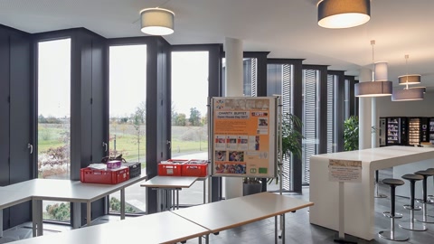 Cafeteria in the new building at ESO Headquarters — Stillmotion