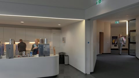 The cafeteria in ESO's old building — Stillmotion