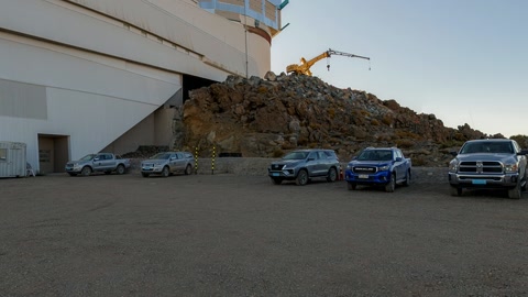 Rubin Observatory Parking Lot Panorama — Stillmotion