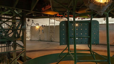 Industrial interior with hanging structures — Stillmotion