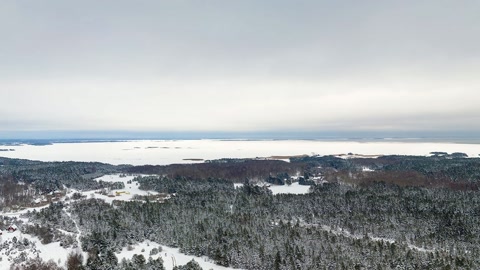 Snowy ski slope landscape — Stillmotion