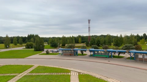 Hospital campus with modern buildings — Stillmotion