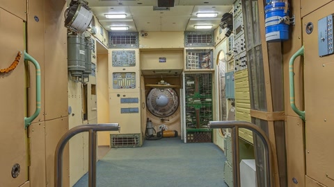Space station interior module corridor — Stillmotion