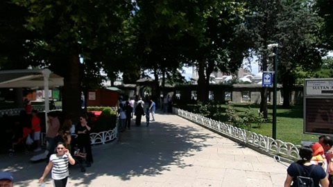Public plaza beside historic building — Stillmotion
