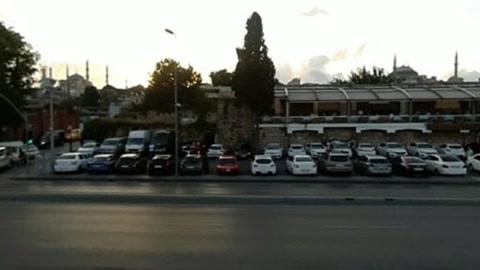 Seaside road and parking lot — Stillmotion