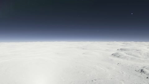 Night snowfield under dark sky — Stillmotion