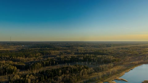 Marsh wetlands at sunrise — Stillmotion