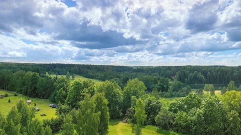 Rolling green countryside fields — Stillmotion