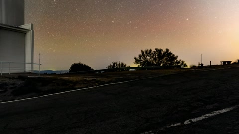 Zodiacal Arc and the Milky Way over Kitt Peak 360 Panorama — Stillmotion