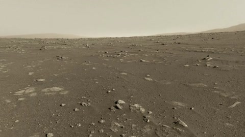 Martian desert with rover equipment — Stillmotion