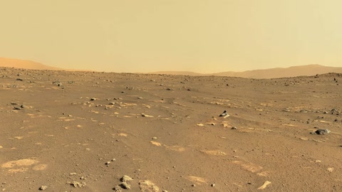 Mars rover in rocky desert terrain — Stillmotion