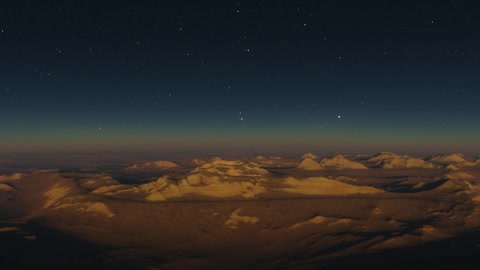 Starry night over rocky terrain — Stillmotion