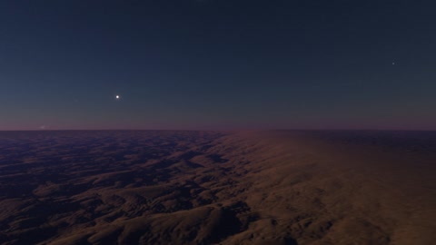 Desert dunes under starry sky — Stillmotion