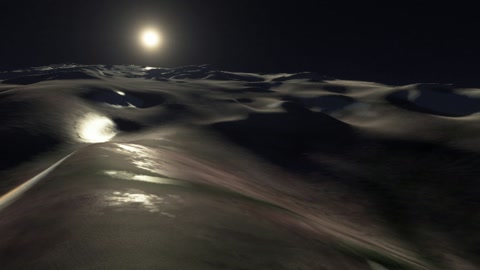 Desert dunes under dark sky — Stillmotion