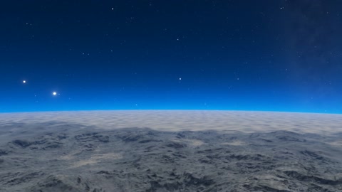 Night volcanic landscape — Stillmotion