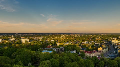 Historic cityscape with fortress towers — Stillmotion