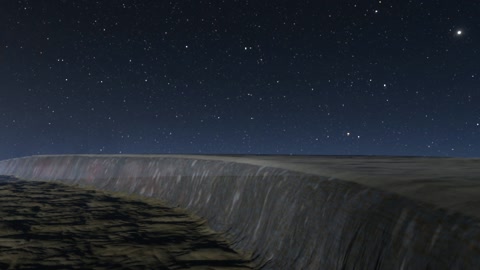 Night volcanic plateau — Stillmotion