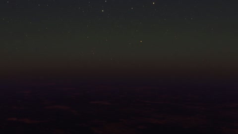 Starry night sky over dark horizon — Stillmotion