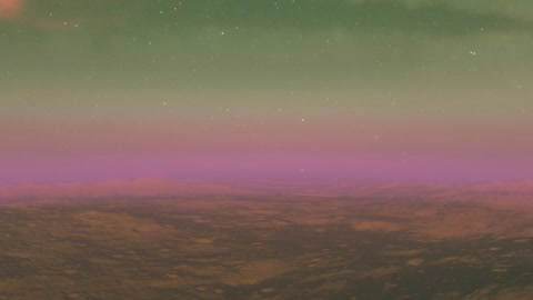 Starry sky over rocky terrain — Stillmotion