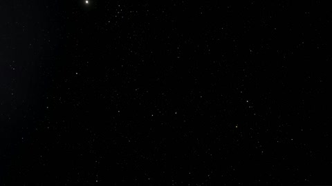Ringed planet in starry space — Stillmotion