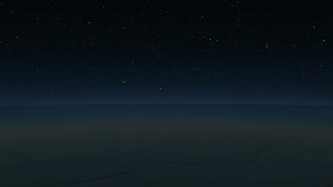Starry night sky with bright sun — Stillmotion