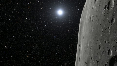 Moon against starry night sky — Stillmotion