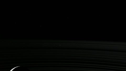 Ringed planets in dark space — Stillmotion
