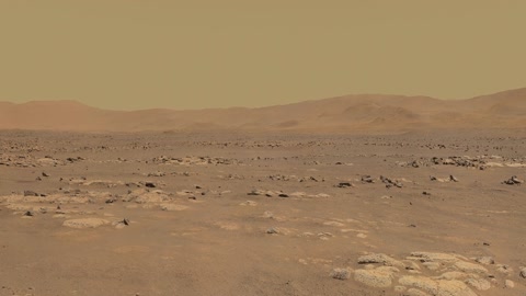 Rocky desert plain on Mars — Stillmotion