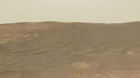 Mars rover on sandy desert terrain — Stillmotion