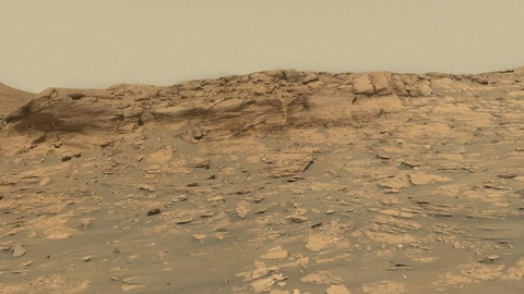 Mars rover in rocky desert terrain — Stillmotion